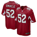 Men s Nike Victor Dimukeje Cardinal Arizona Cardinals Player Game Jersey