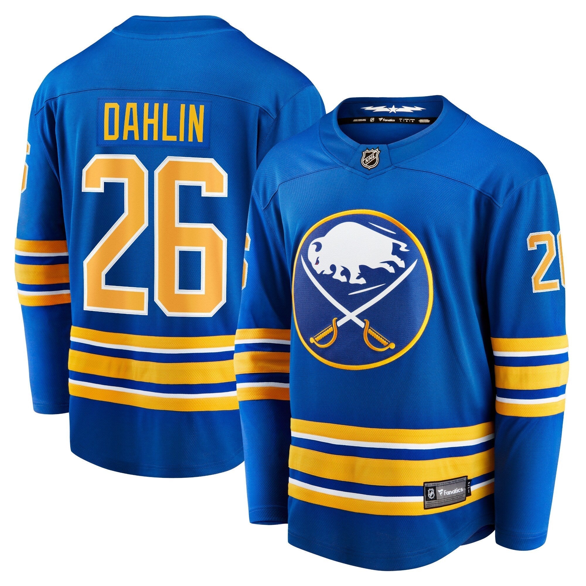 Men's Fanatics Branded Rasmus Dahlin Royal Buffalo Sabres Home Premier Breakaway Player Jersey