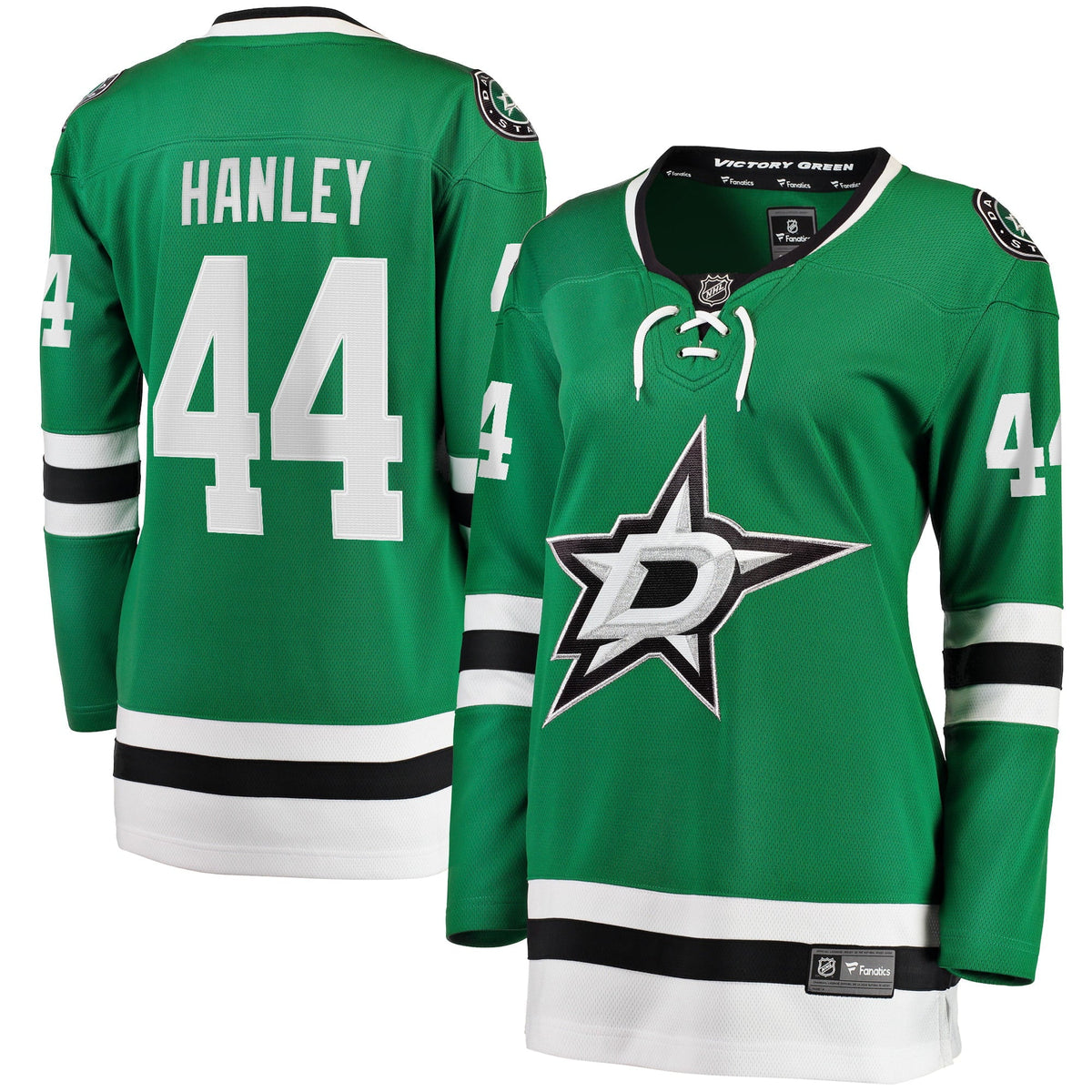 Women's Fanatics Branded Joel Hanley Kelly Green Dallas Stars Home Breakaway Player Jersey