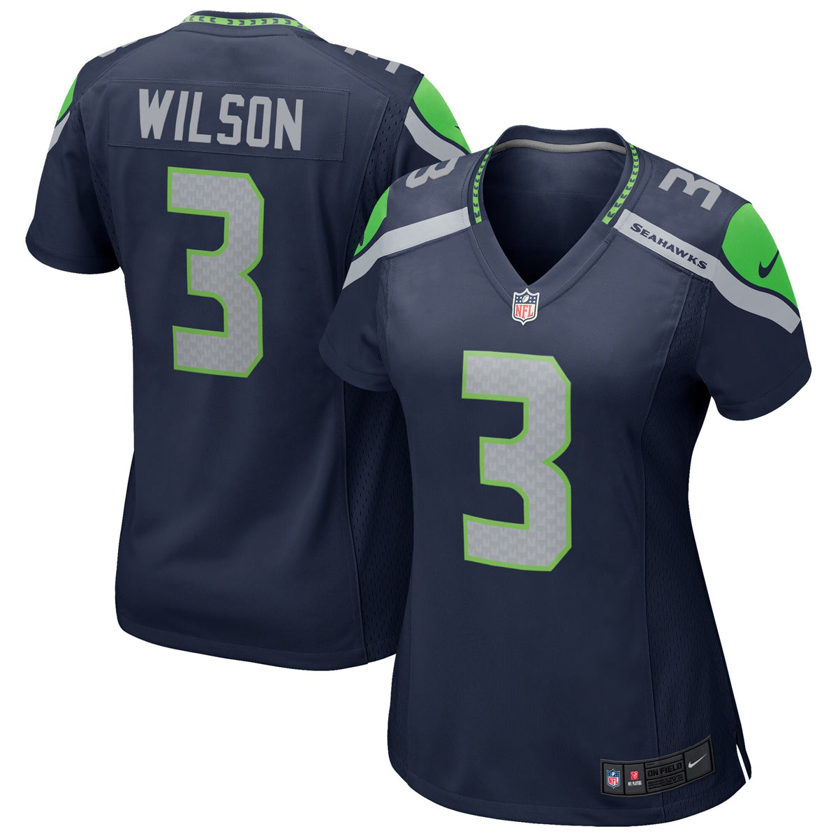 Russell Wilson Seattle Seahawks Nike Women s Game Jersey College Navy