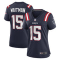 Women s Nike Corliss Waitman Navy New England Patriots Game Jersey