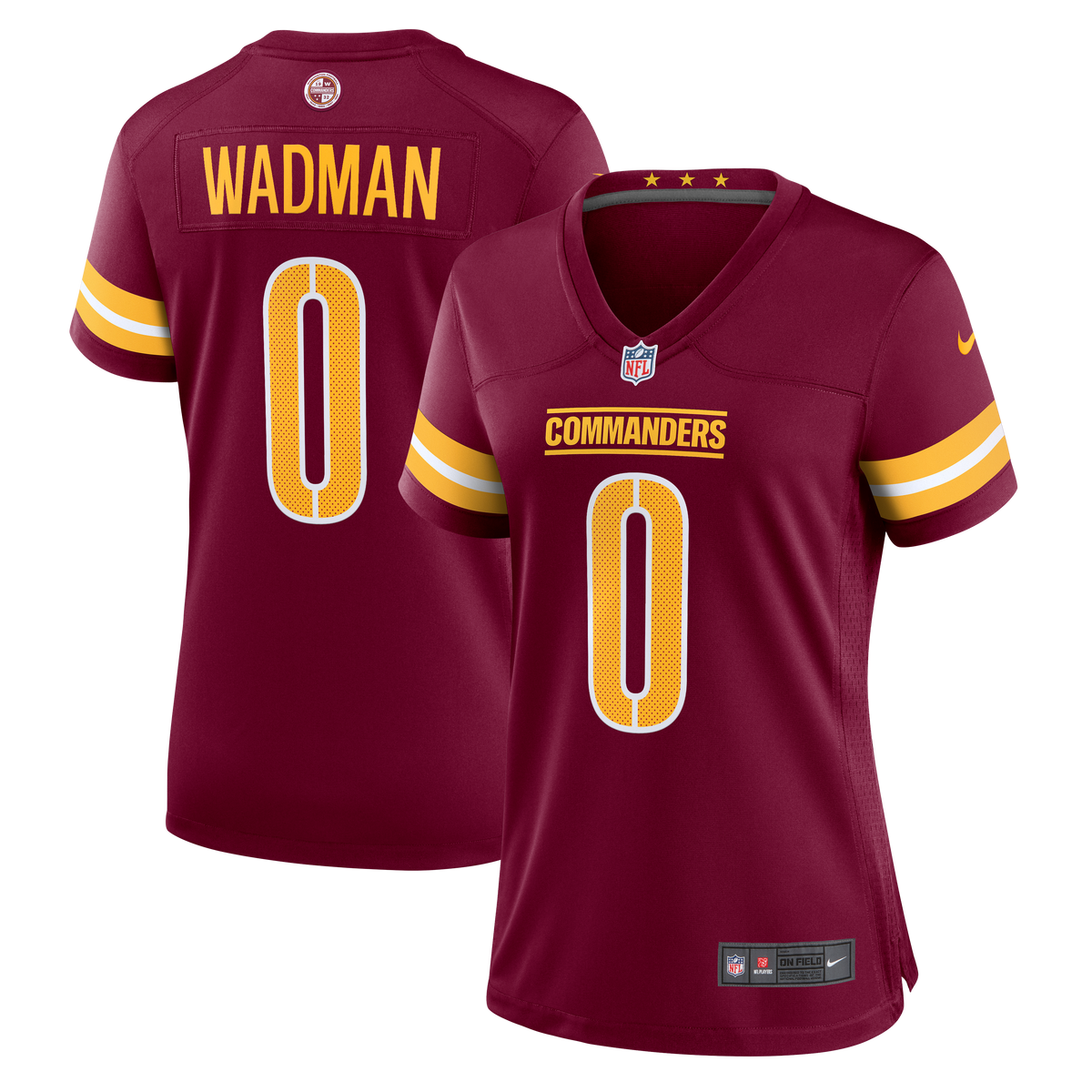 Colby Wadman Washington Commanders Nike Women s  Game Jersey   Burgundy