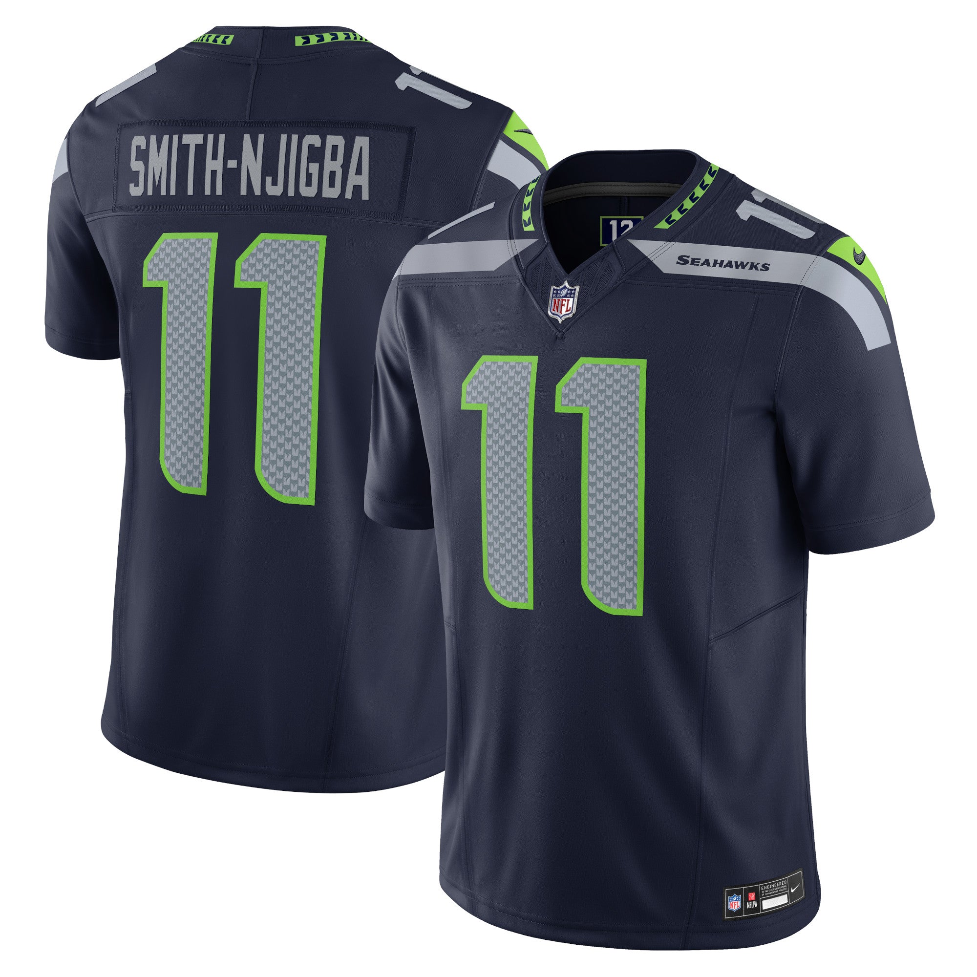 Jaxon Smith-Njigba Seattle Seahawks Nike Vapor F.U.S.E. Limited Jersey Navy