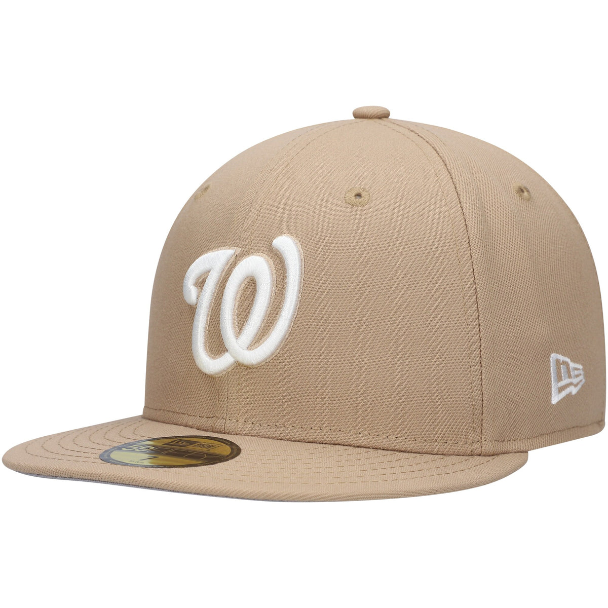 Washington Nationals New Era 59FIFTY Fitted Hat - Khaki