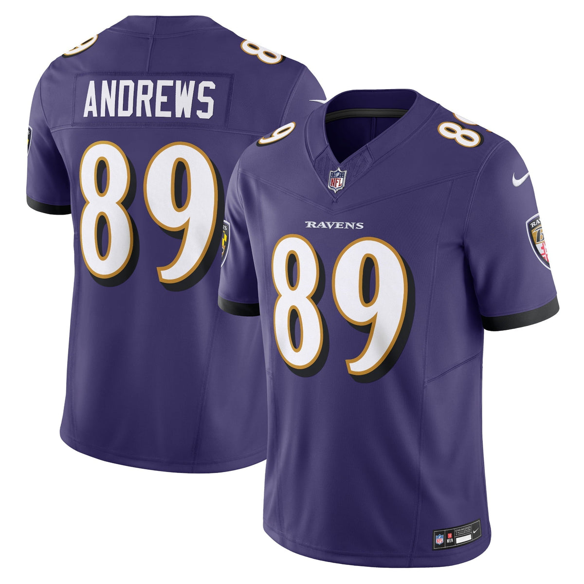 Men s Nike Mark Andrews Purple Baltimore Ravens Vapor F.U.S.E. Limited Jersey