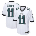 Youth Philadelphia Eagles AJ Brown Game Jersey   White