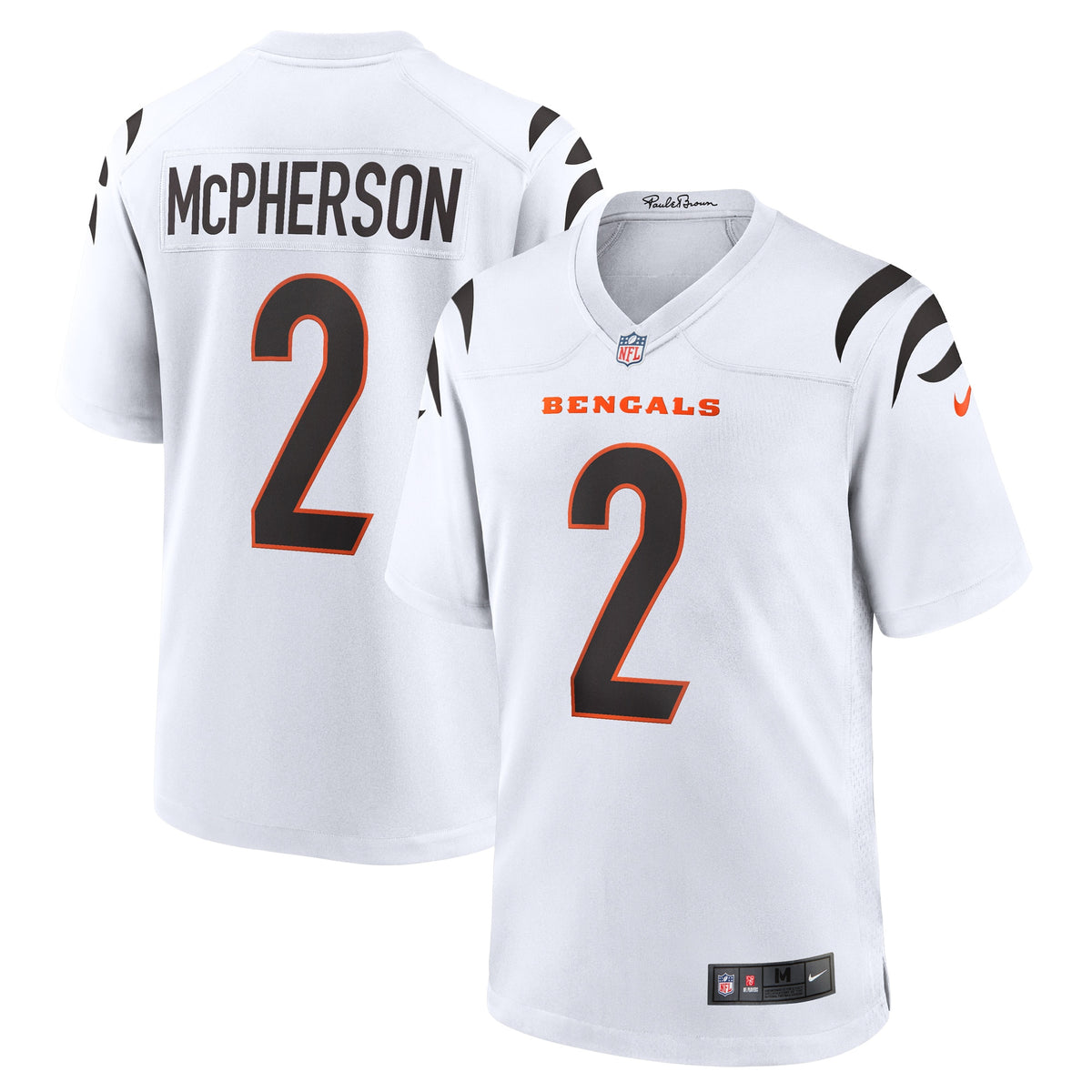 Evan McPherson Cincinnati Bengals Nike Game Player Jersey   White