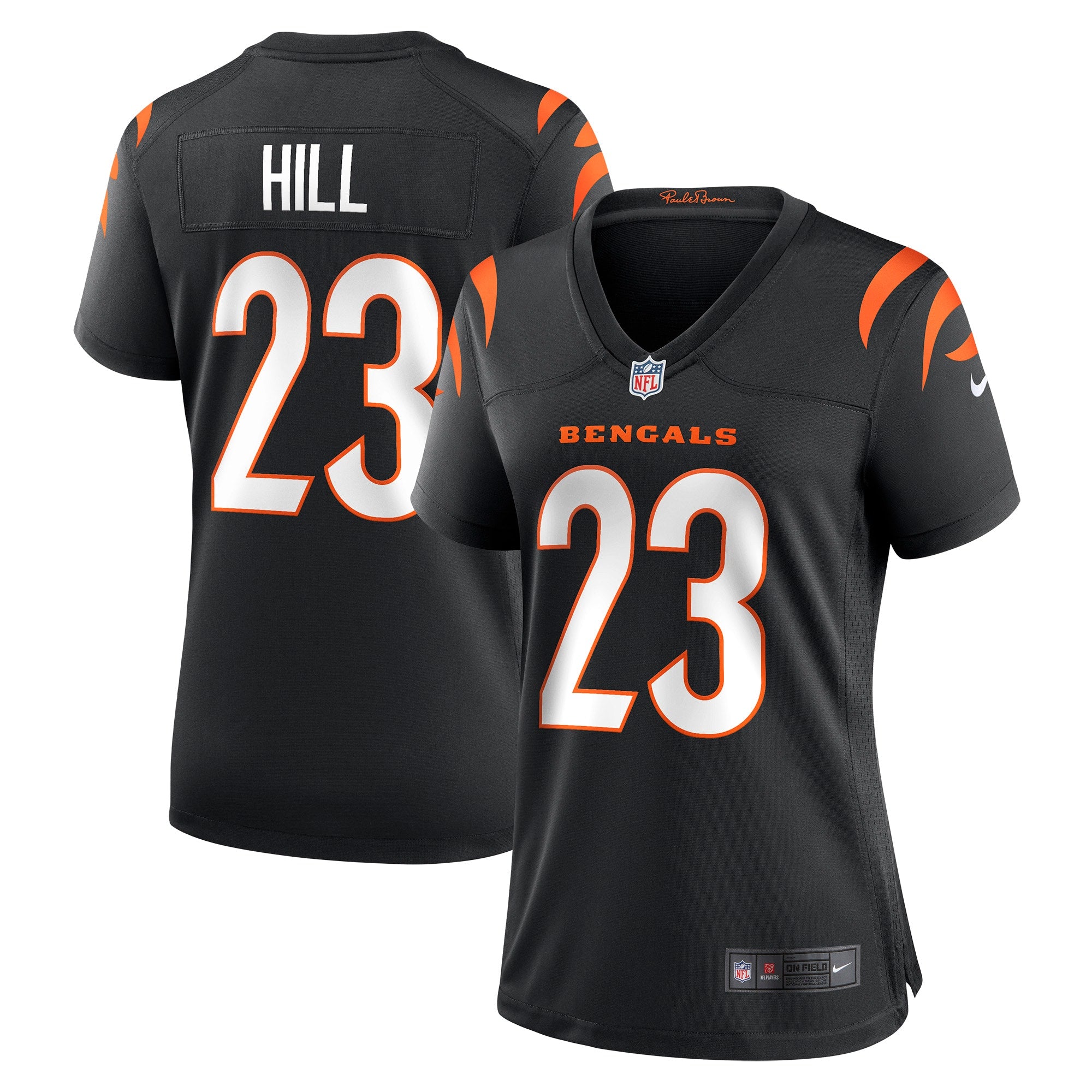 Daxton Hill Cincinnati Bengals Nike Women s Player Game Jersey   Black