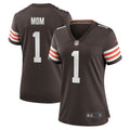 Number 1 Mom Cleveland Browns Nike Women s Game Jersey   Brown