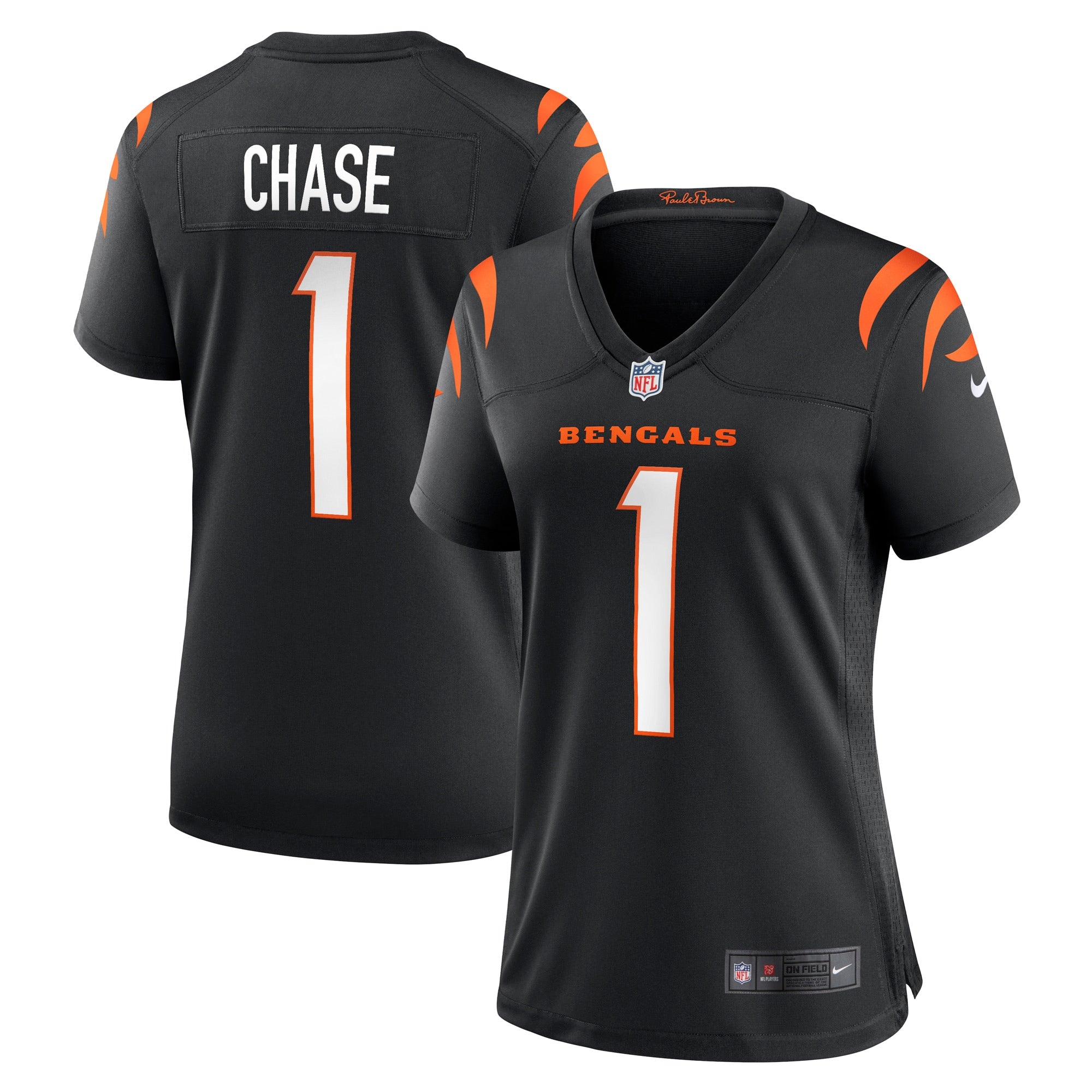 Ja Marr Chase Cincinnati Bengals Nike Women s Game Jersey   Black