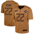 Derrick Henry Tennessee Titans Nike Youth 2023 Salute To Service Limited Jersey   Brown