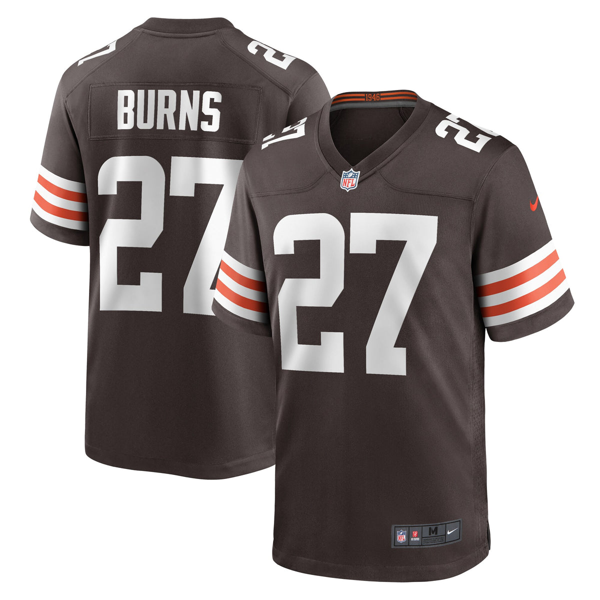 Lorenzo Burns Cleveland Browns Nike Team Game Jersey    Brown