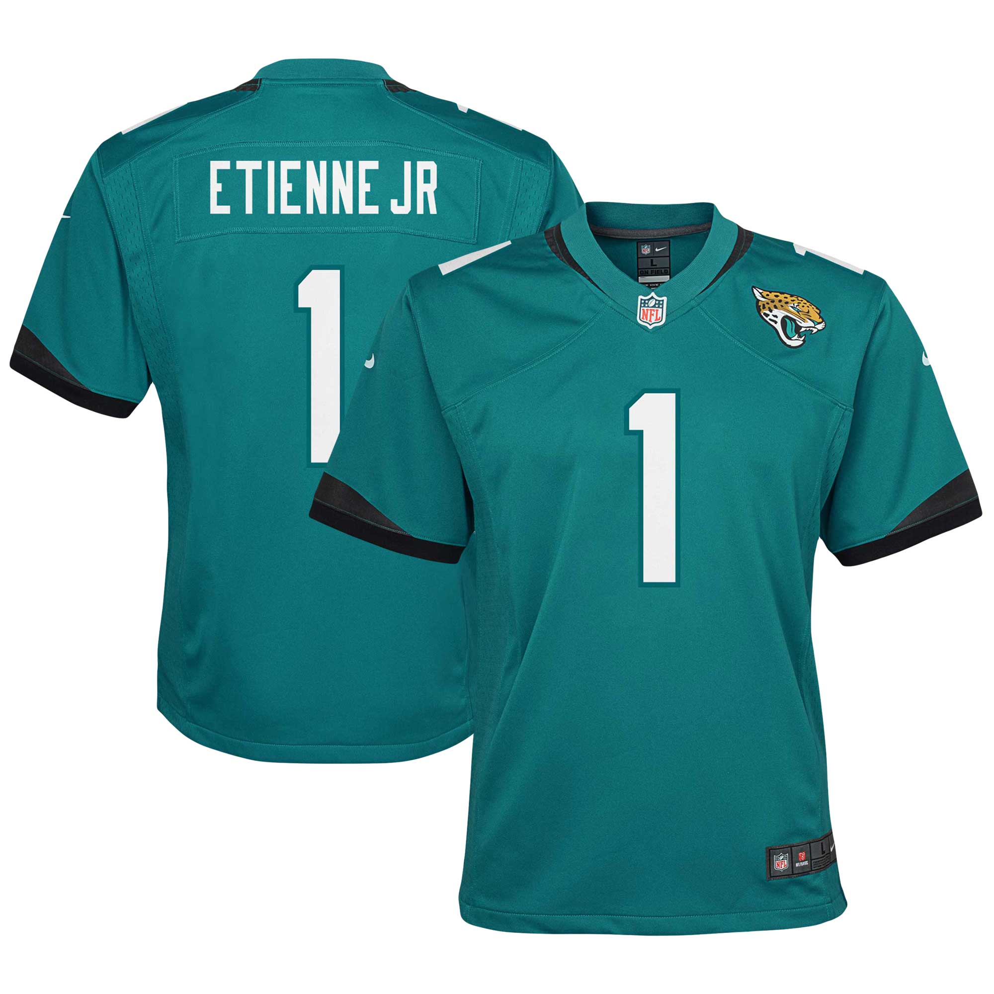 Travis Etienne Jacksonville Jaguars Nike Youth Game Jersey   Teal
