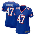 Women s Nike Christian Benford Royal Buffalo Bills Game Jersey