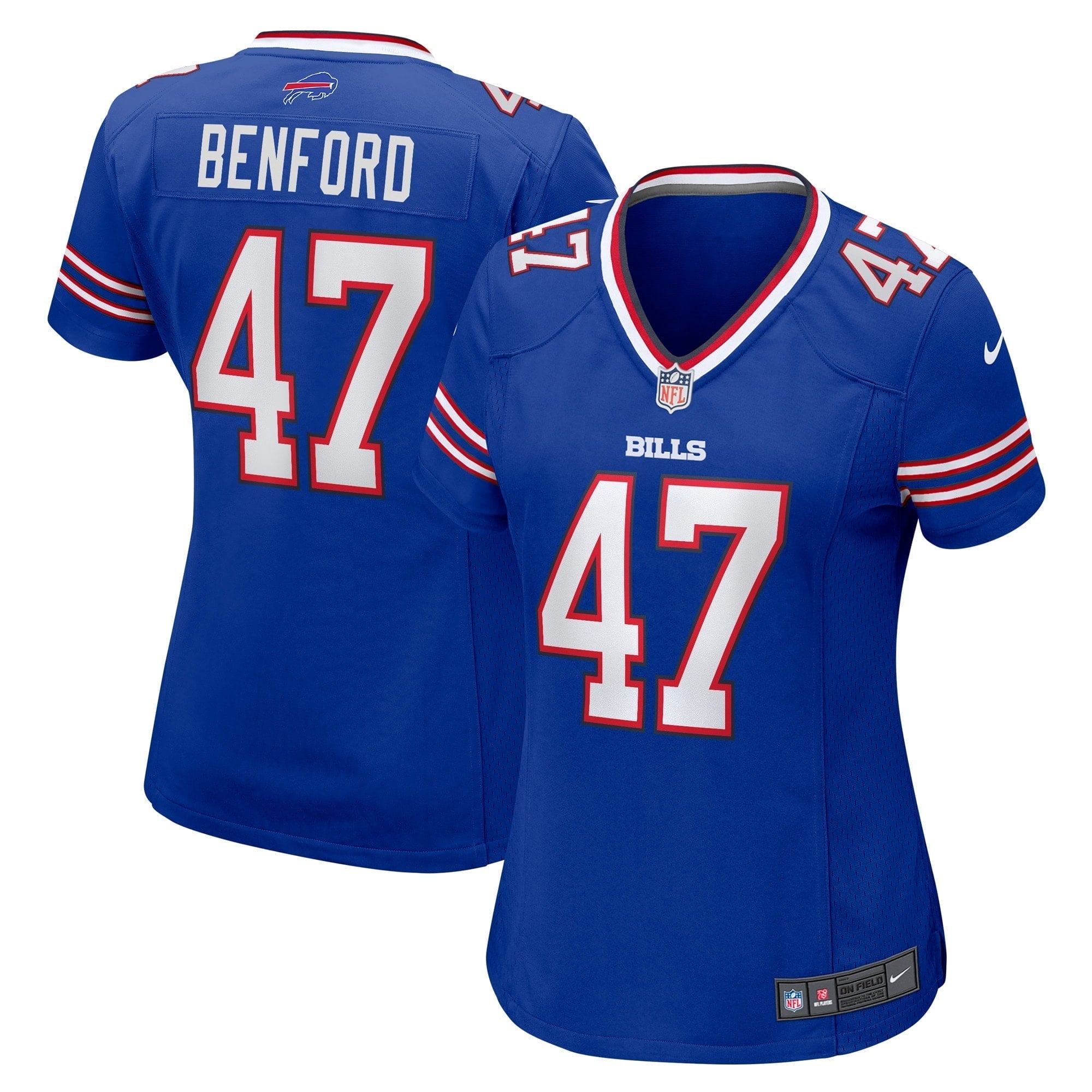 Women s Nike Christian Benford Royal Buffalo Bills Game Jersey