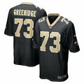 Men s Nike Ethan Greenidge Black New Orleans Saints Game Jersey