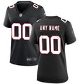 Atlanta Falcons Nike Women s Throwback Custom Game Jersey   Black