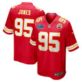Chris Jones Kansas City Chiefs Nike Super Bowl LVII Patch Game Jersey   Red