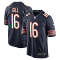 Trenton Gill Chicago Bears Nike Game Player Jersey   Navy