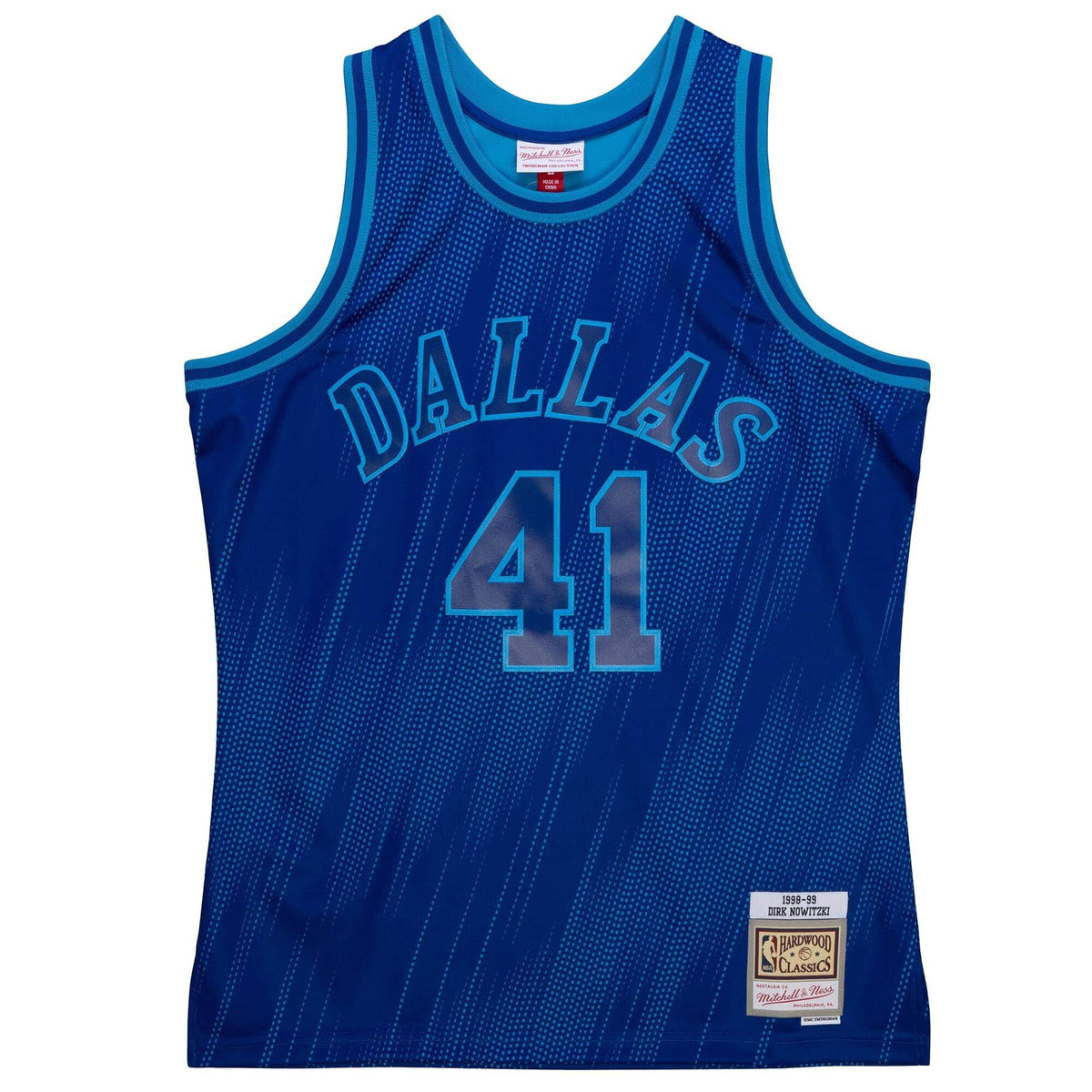 Monochrome Swingman Dirk Nowitzki Dallas Mavericks 1998-99 Jersey