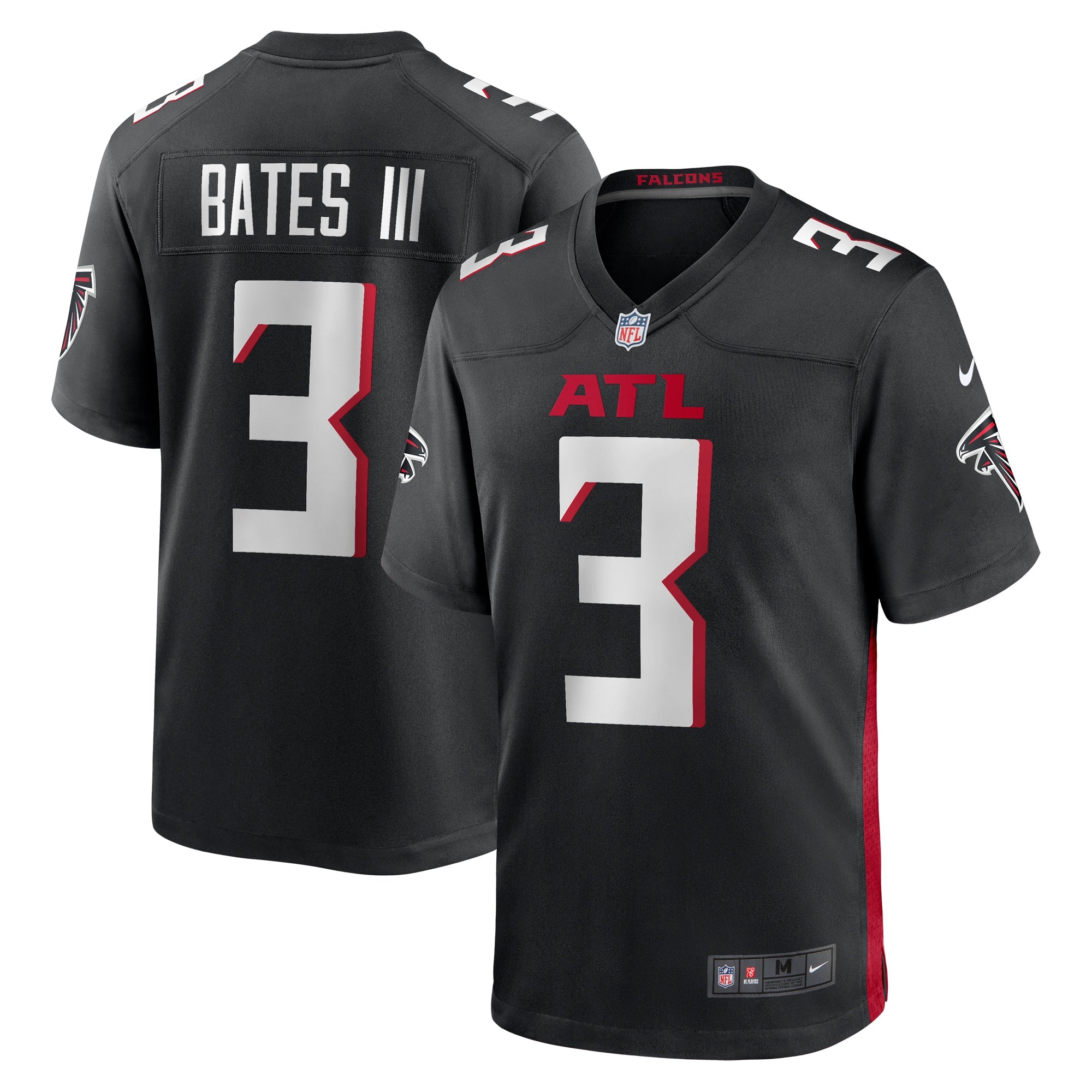Jessie Bates III Atlanta Falcons Nike Game Player Jersey   Black