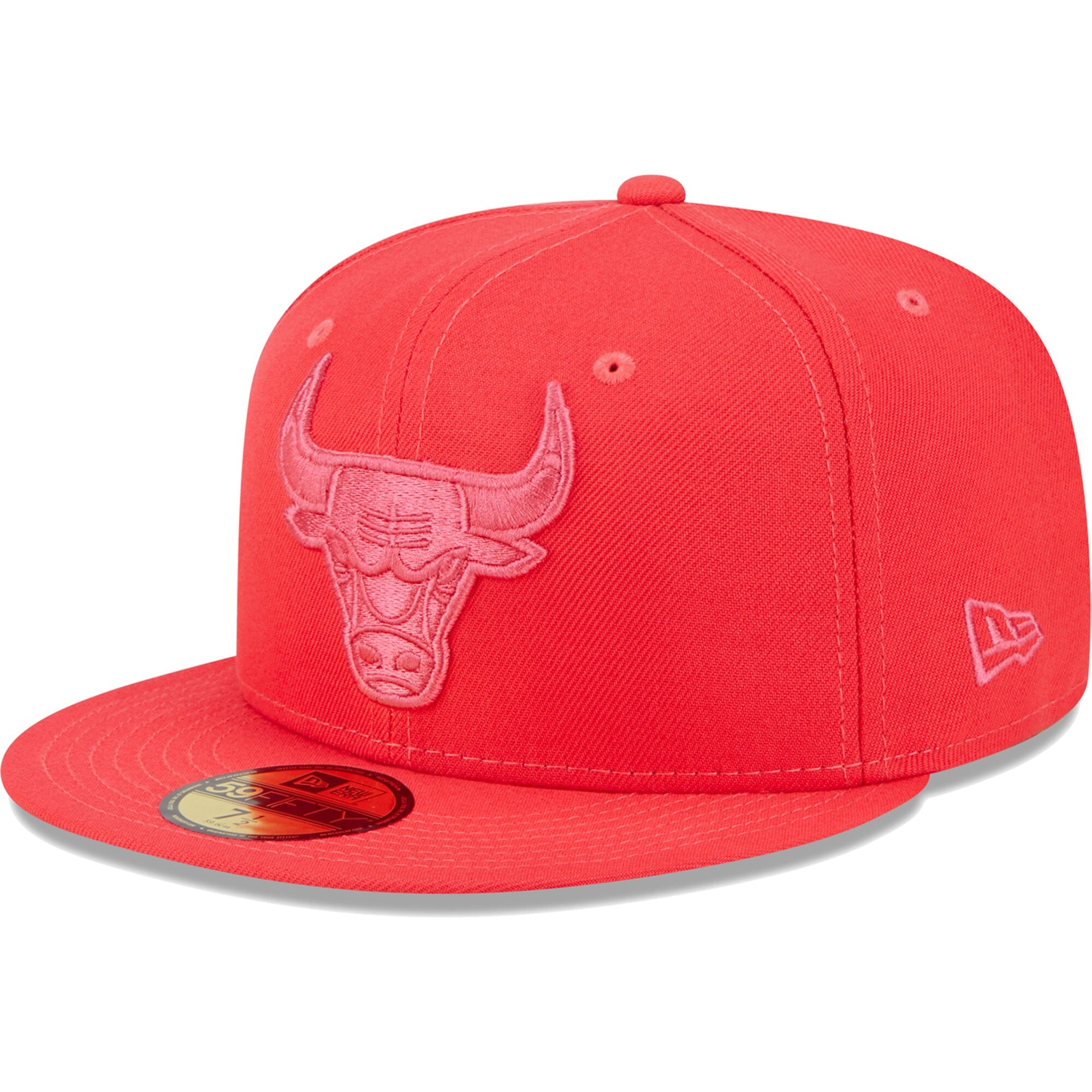 Chicago Bulls New Era Spring Color Pack 59FIFTY Fitted Hat - Red