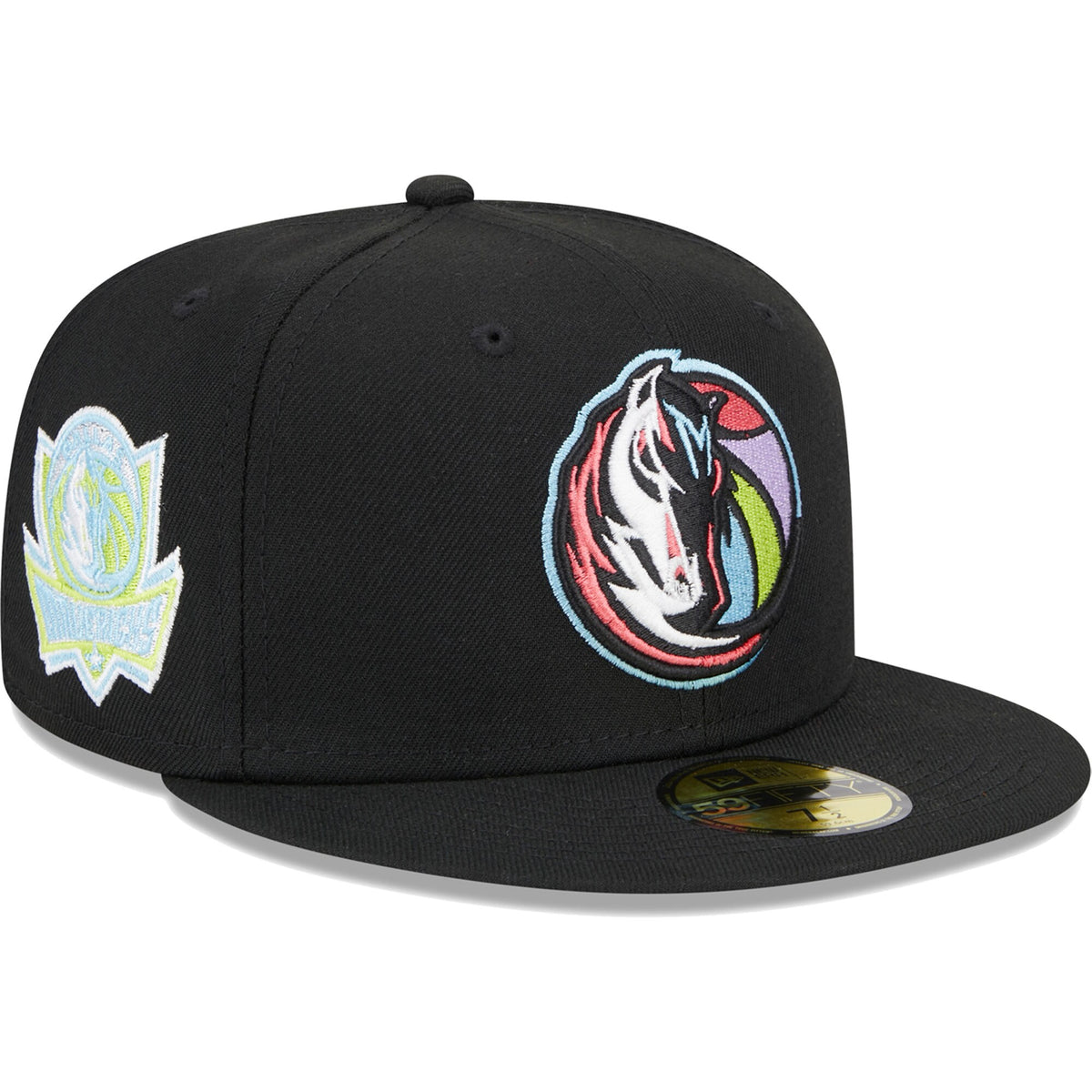 Dallas Mavericks New Era Color Pack 59FIFTY Fitted Hat - Black