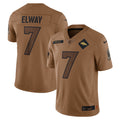 John Elway Denver Broncos Nike 2023 Salute To Service Retired Player Limited Jersey   Brown