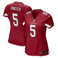 Women s Nike Matt Prater Cardinal Arizona Cardinals Game Jersey