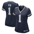 Number 1 Mom Dallas Cowboys Nike Women s Game Jersey   Navy