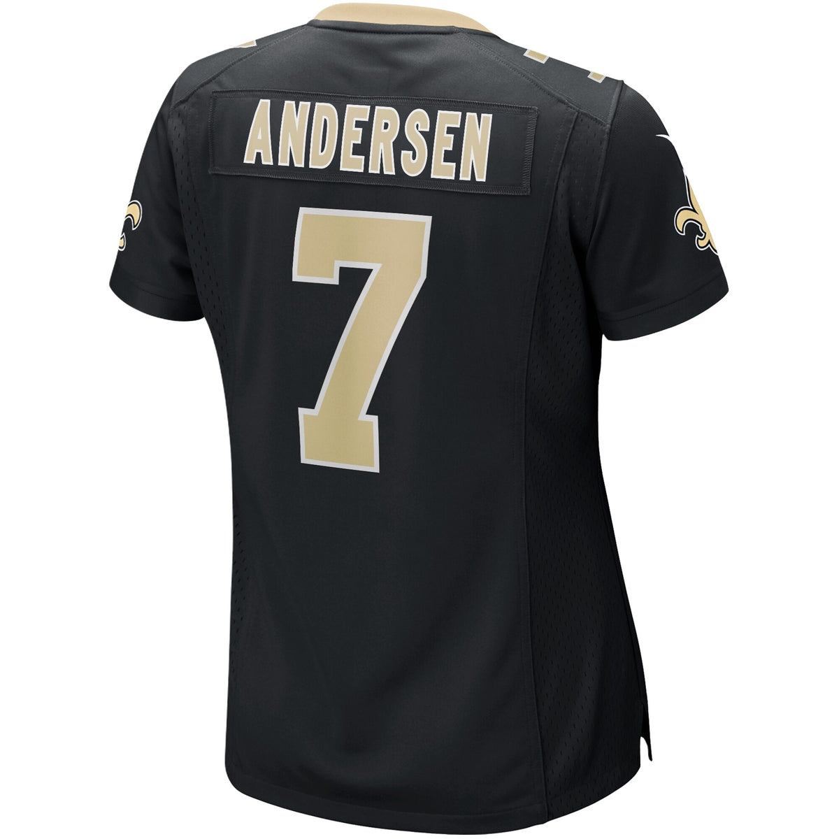 Morten Andersen New Orleans Saints Nike Women s Game Retired Player Jersey   Black