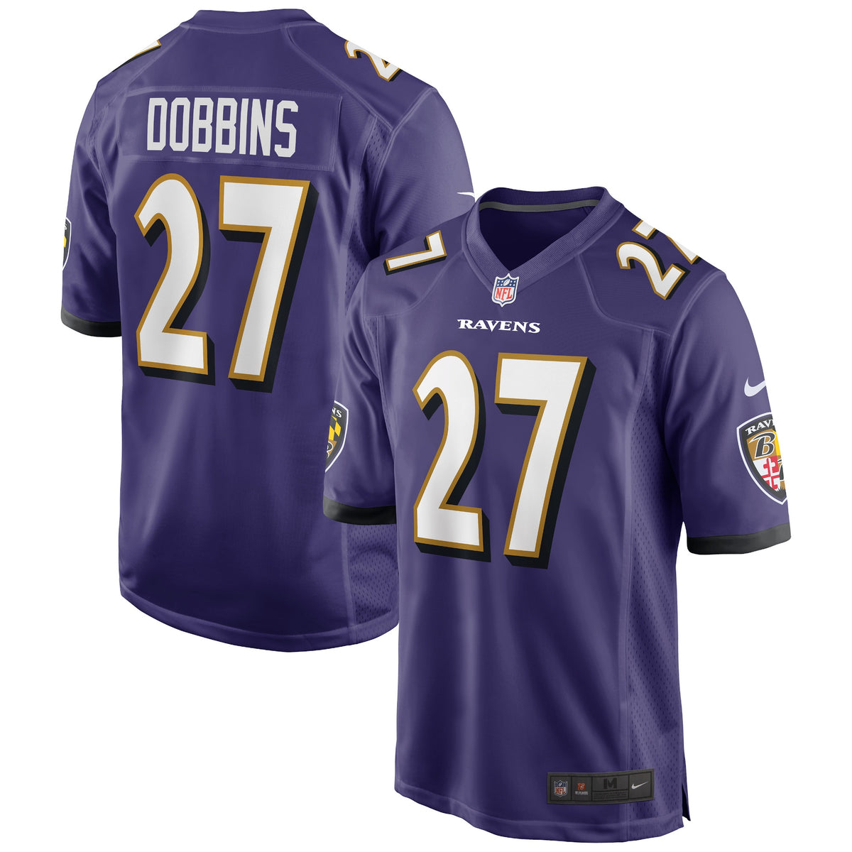 J.K. Dobbins Baltimore Ravens Nike Game Jersey   Purple