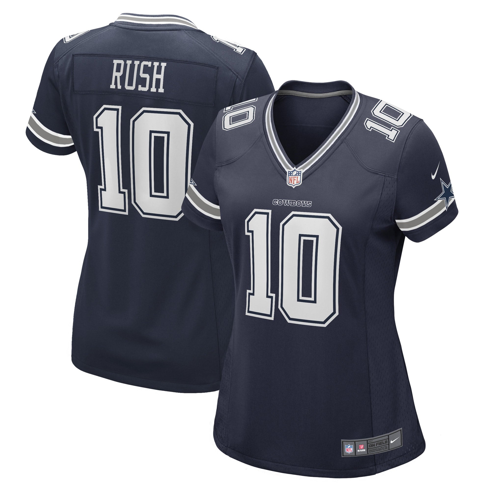 Women s Nike Cooper Rush Navy Dallas Cowboys Game Player Jersey
