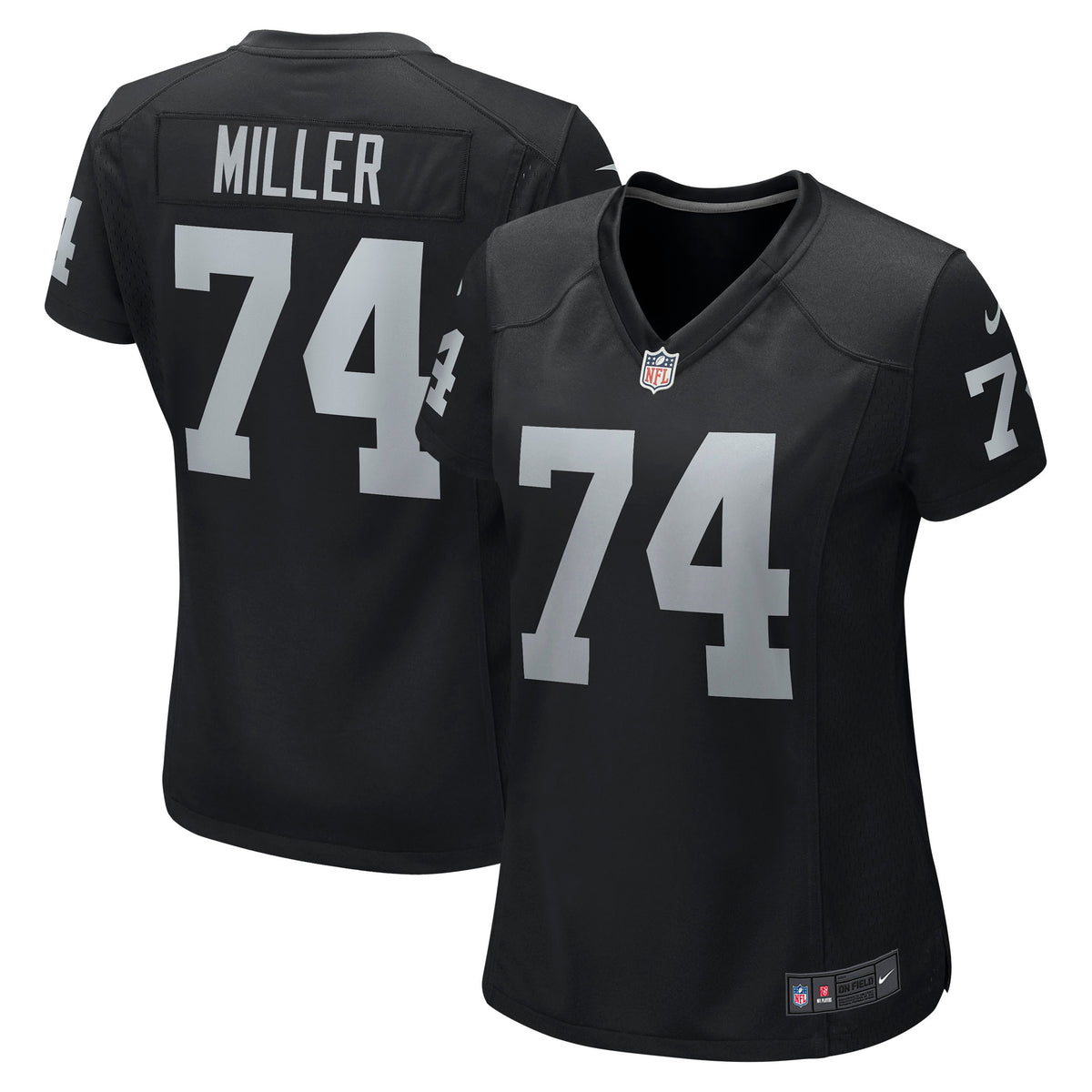 Kolton Miller Las Vegas Raiders Nike Women s Game Jersey   Black