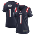 Women s Nike Number 1 Mom Navy New England Patriots Game Jersey