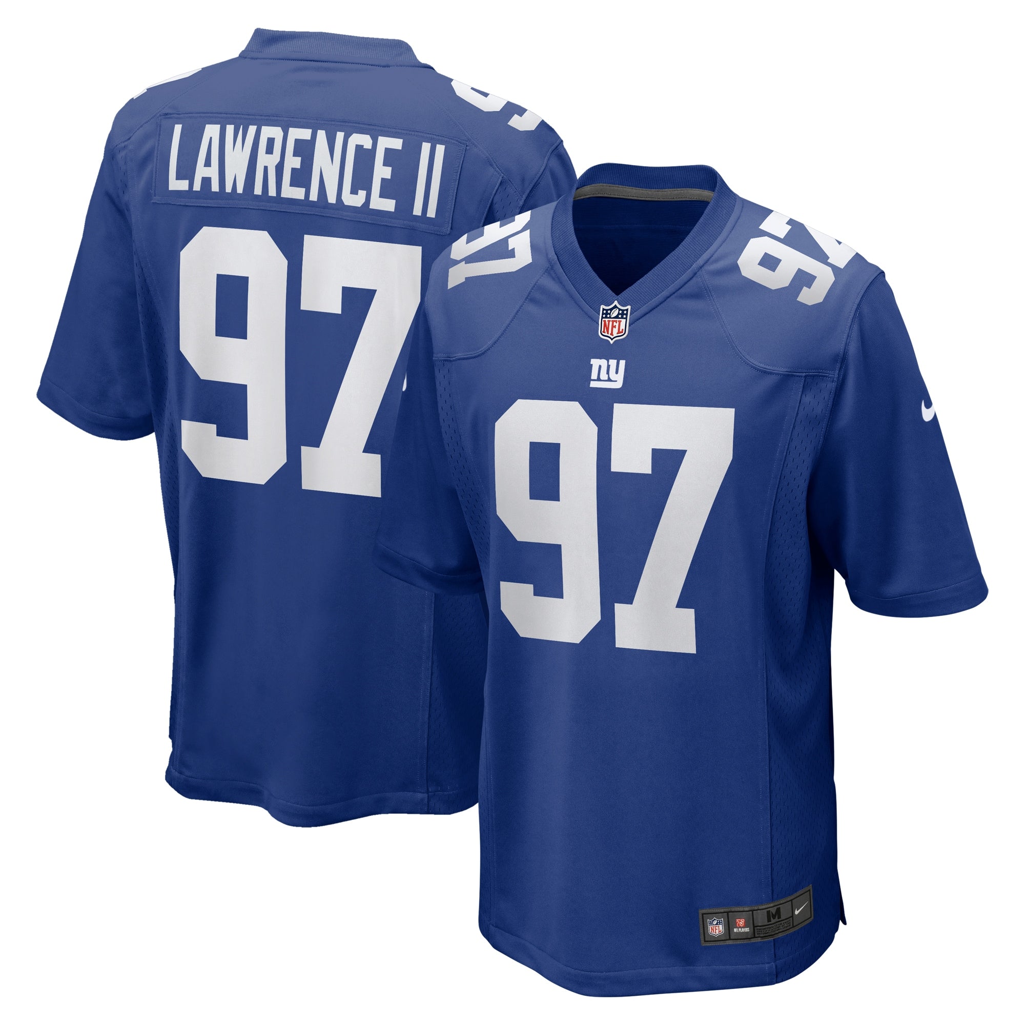 Dexter Lawrence II New York Giants Nike Team Game Player Jersey Royal