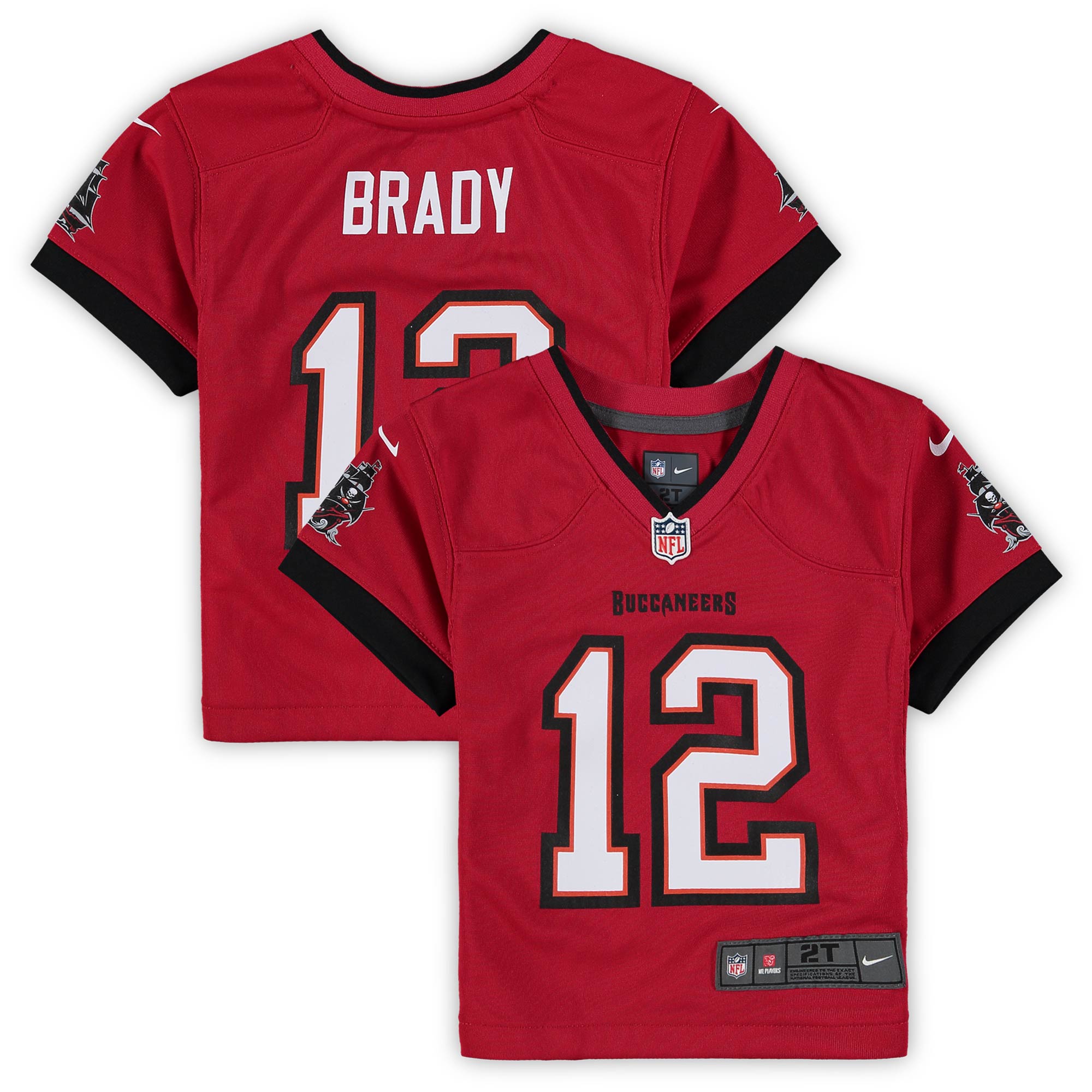 Tom Brady Tampa Bay Buccaneers Nike Toddler Game Jersey   Red