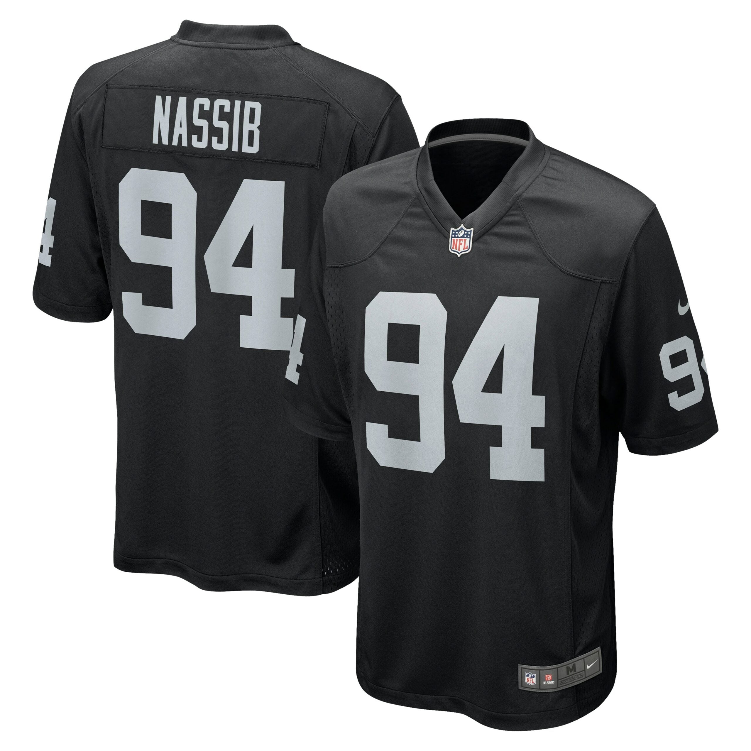 Carl Nassib Las Vegas Raiders Nike Game Jersey   Black