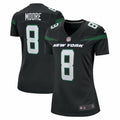 Women s Nike Elijah Moore Stealth Black New York Jets Game Jersey