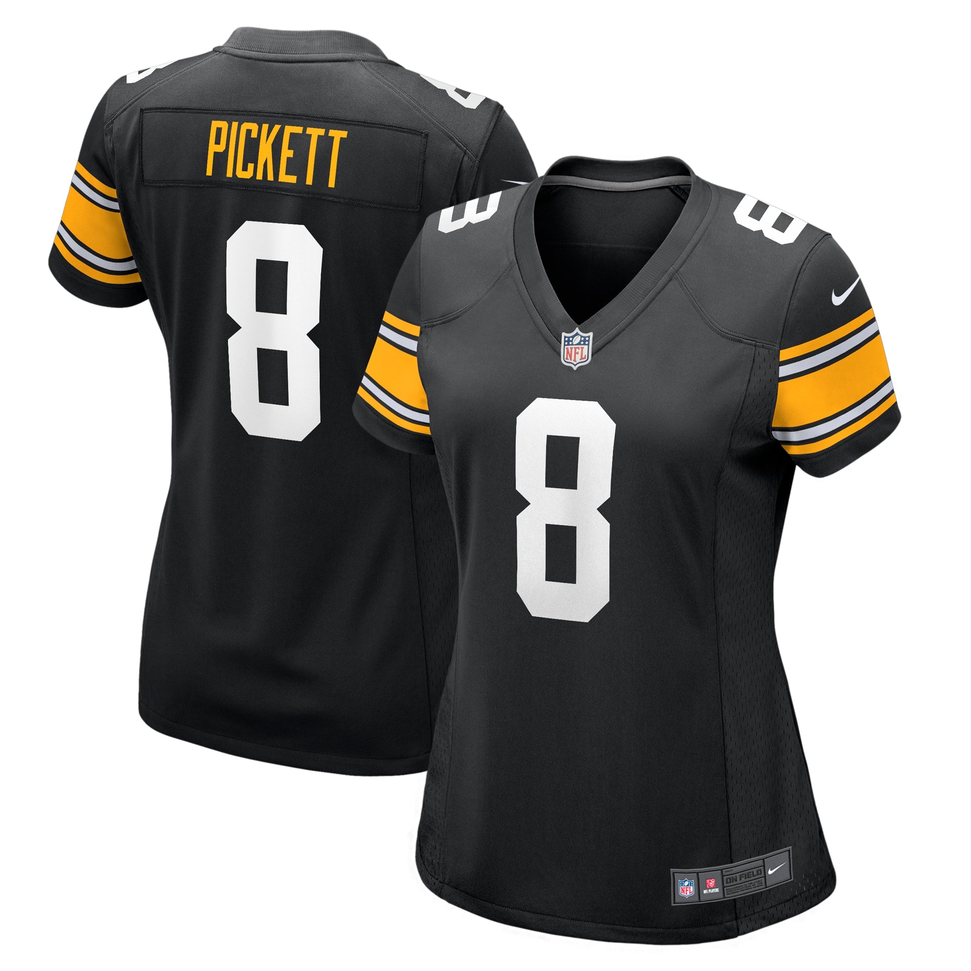 Kenny Pickett Pittsburgh Steelers Nike Women s Alternate Game Jersey   Black