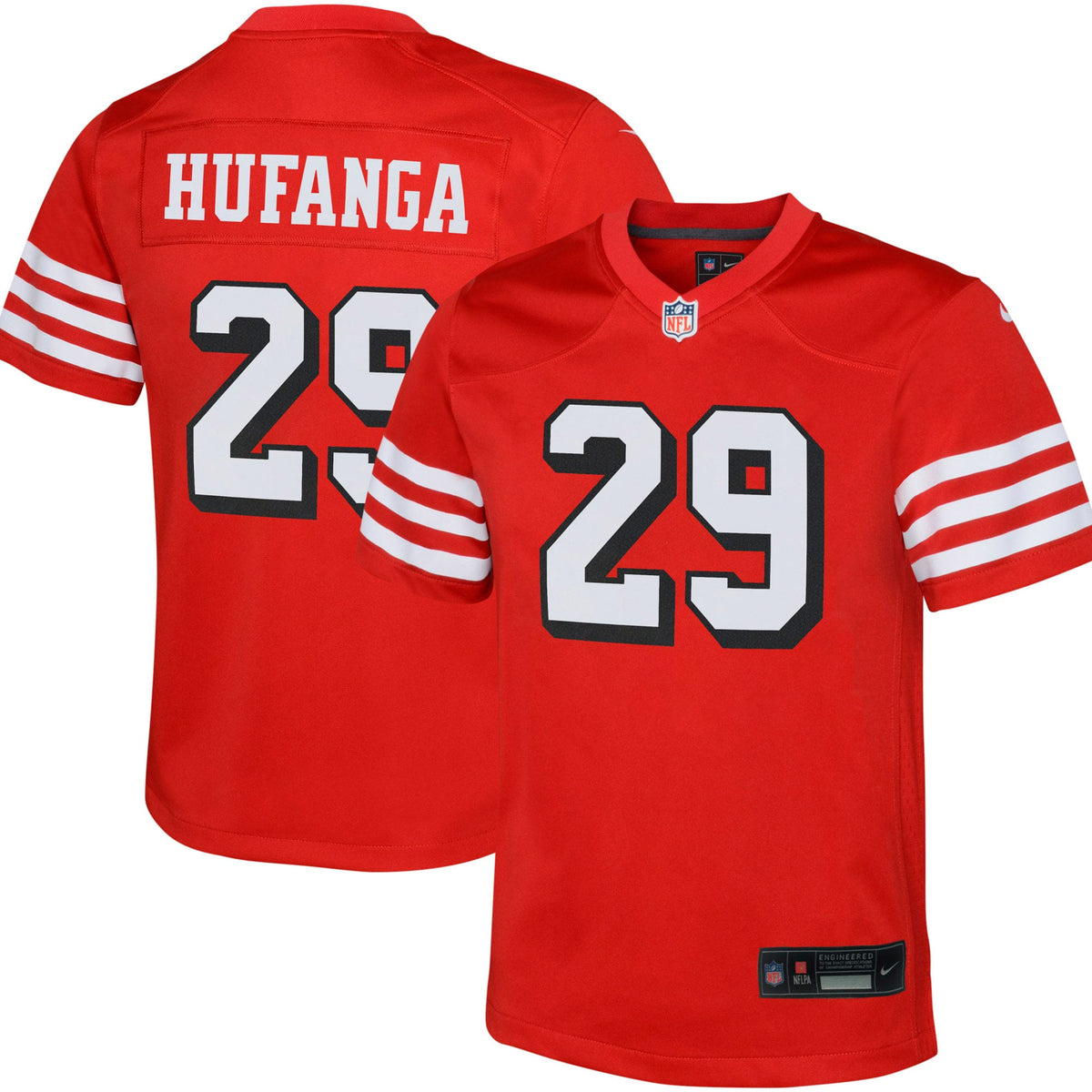 Talanoa Hufanga San Francisco 49ers Nike Youth Game Jersey   Scarlet