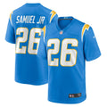 Men s Nike Asante Samuel Jr. Powder Blue Los Angeles Chargers Game Player Jersey