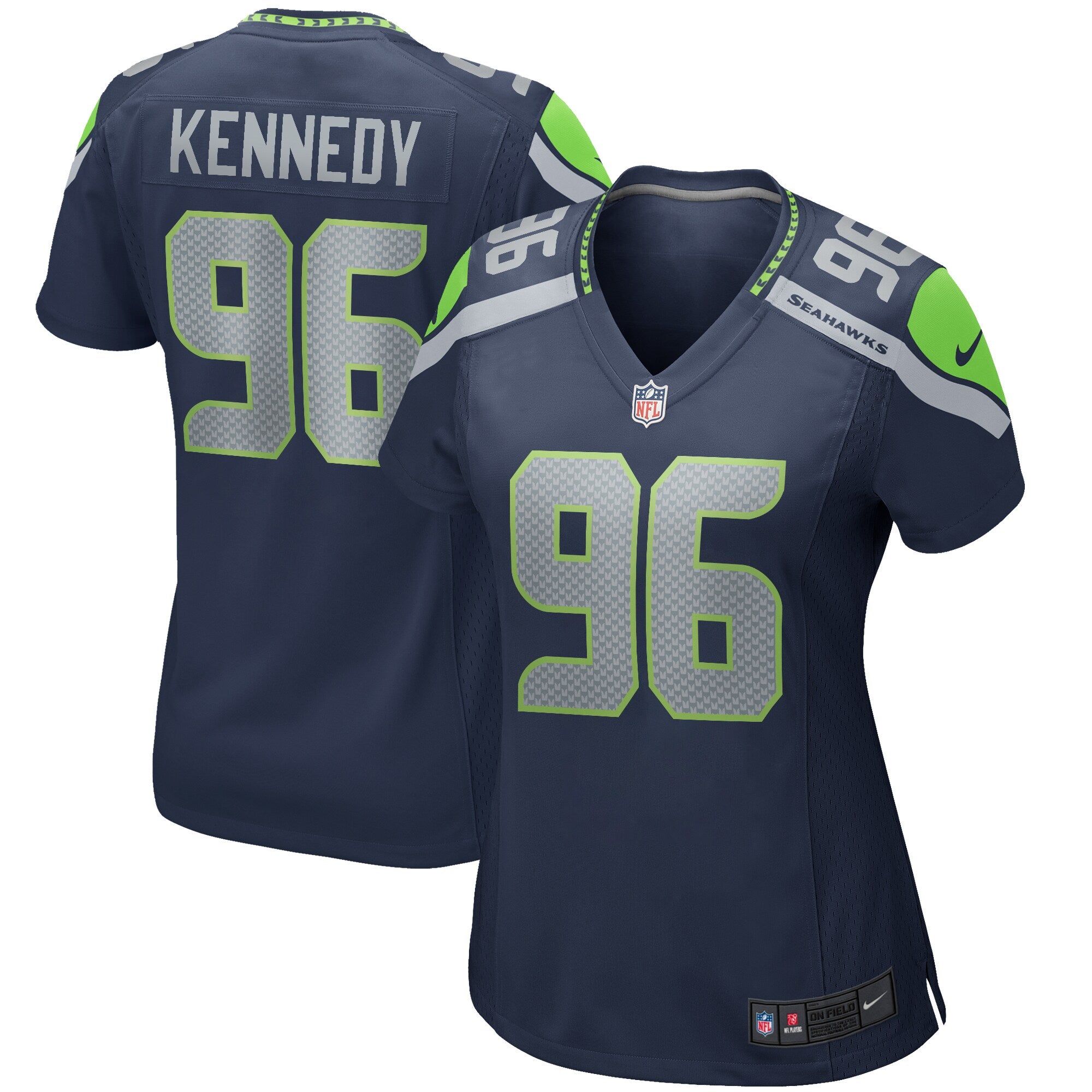 Cortez Kennedy Seattle Seahawks Nike Women s Game Retired Player Jersey College Navy