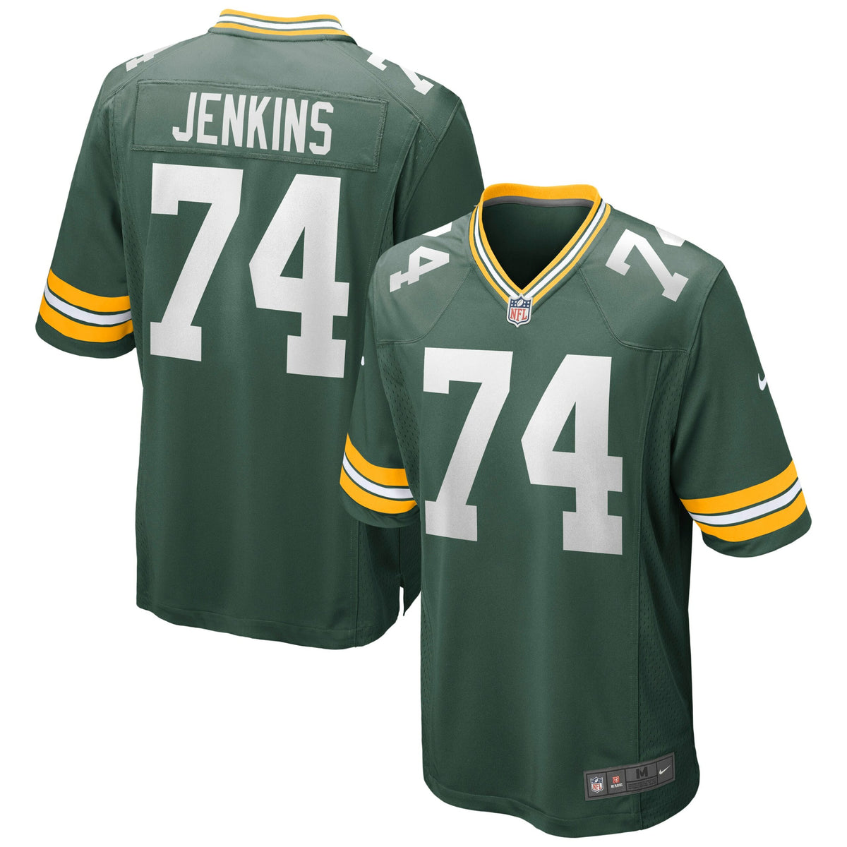 Elgton Jenkins Green Bay Packers Nike Game Jersey   Green