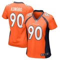 Women s Nike Jonathan Kongbo Orange Denver Broncos Game Player Jersey