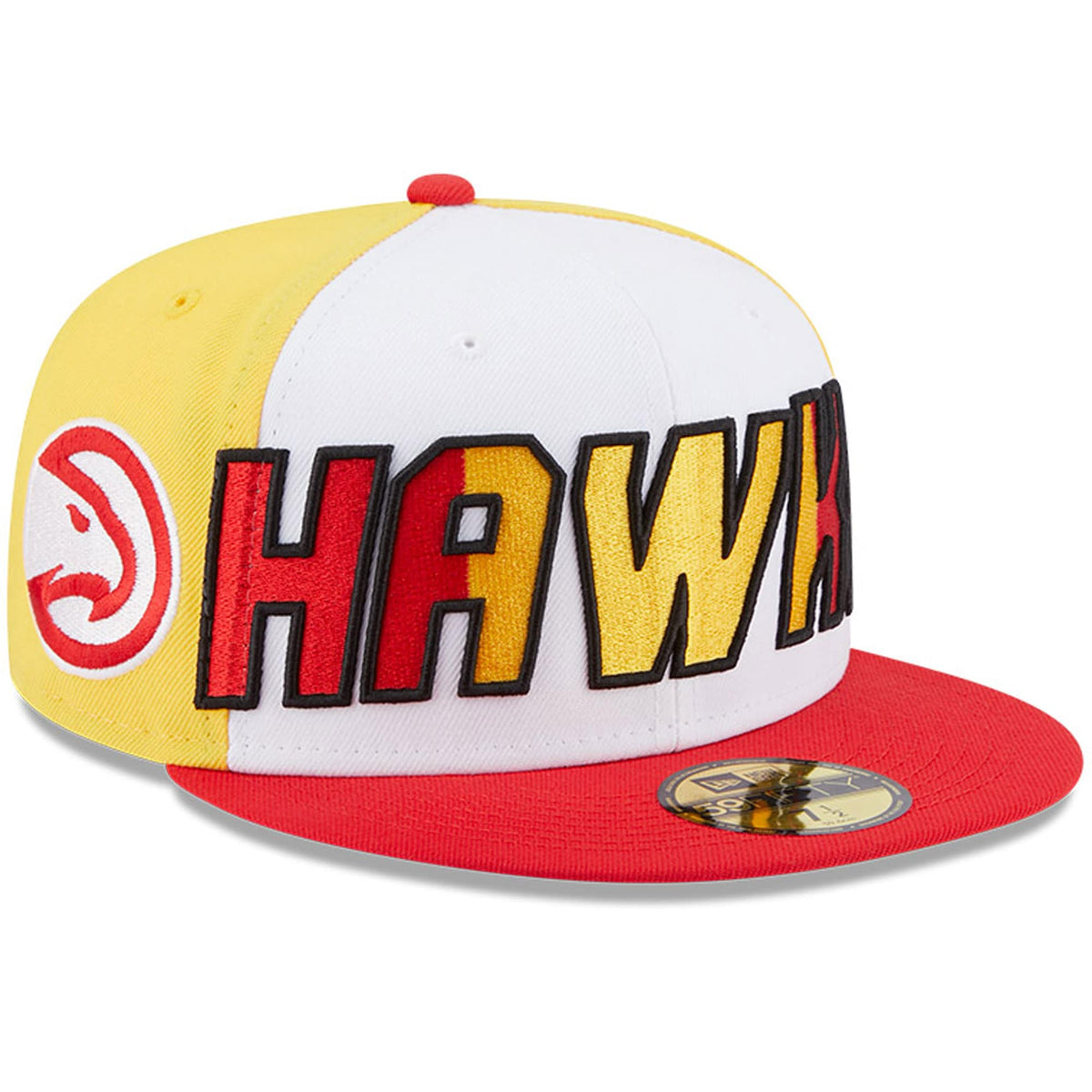 Atlanta Hawks, NBA Jerseys New Era Back Half 9FIFTY Fitted Hat - White/Red