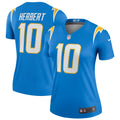 Women s Nike Justin Herbert Powder Blue Los Angeles Chargers Legend Jersey