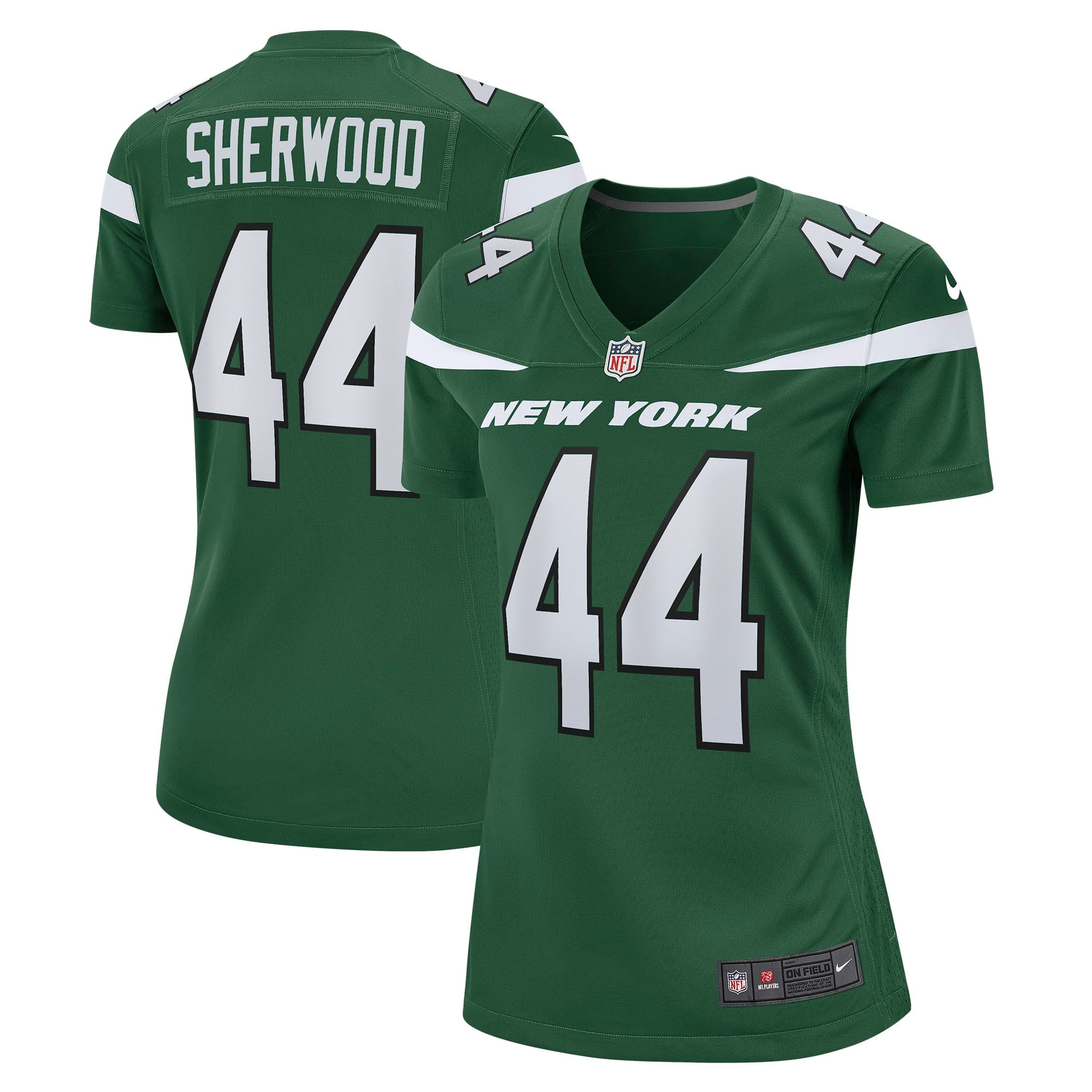Women s Nike Jamien Sherwood Gotham Green New York Jets Game Jersey