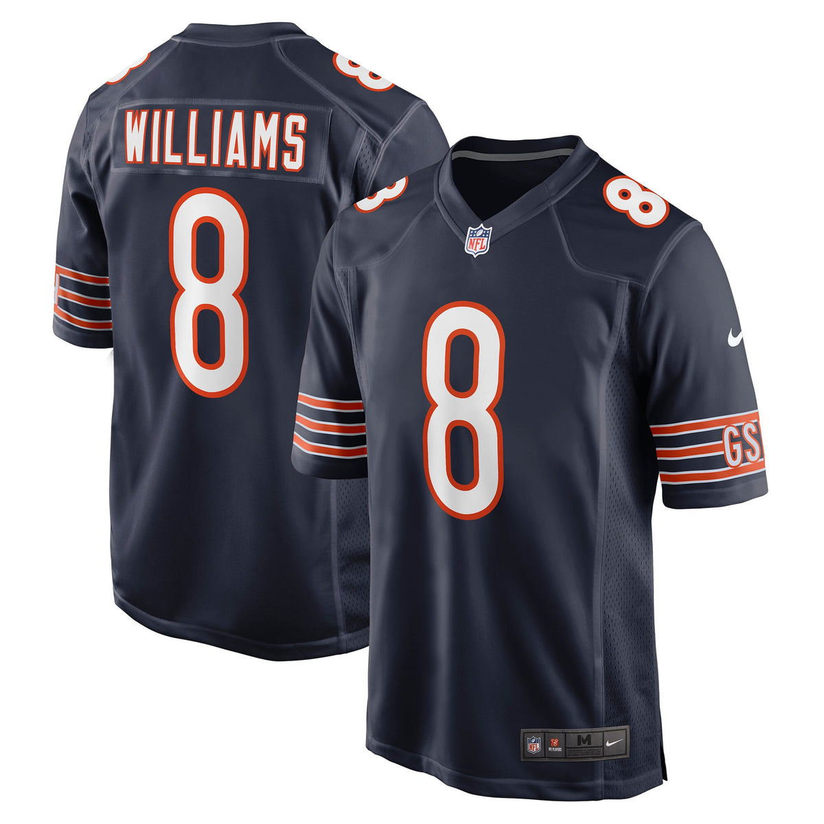 Damien Williams Chicago Bears Nike Game Jersey   Navy
