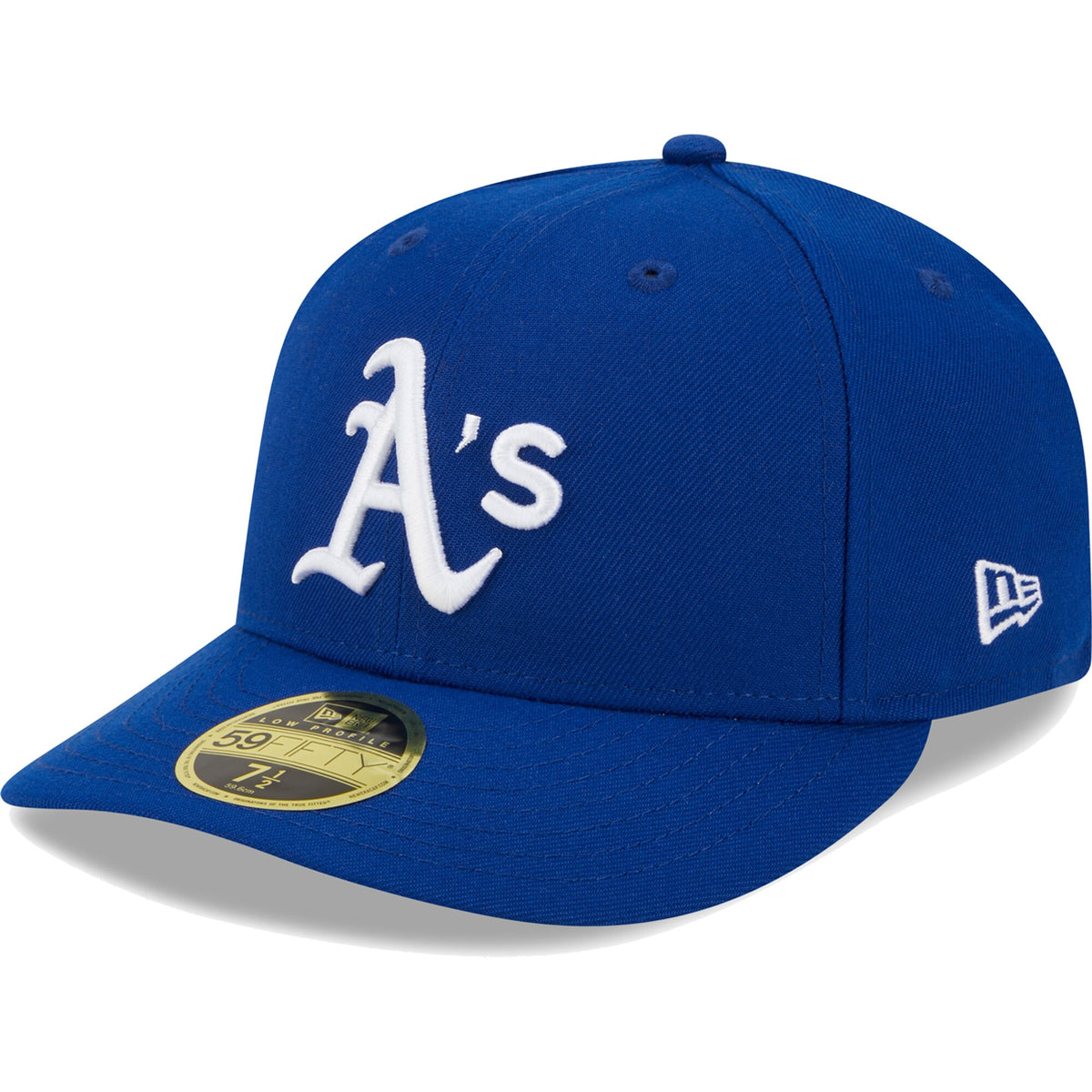 Oakland Athletics New Era White Logo?Low Profile 59FIFTY Fitted Hat - Royal